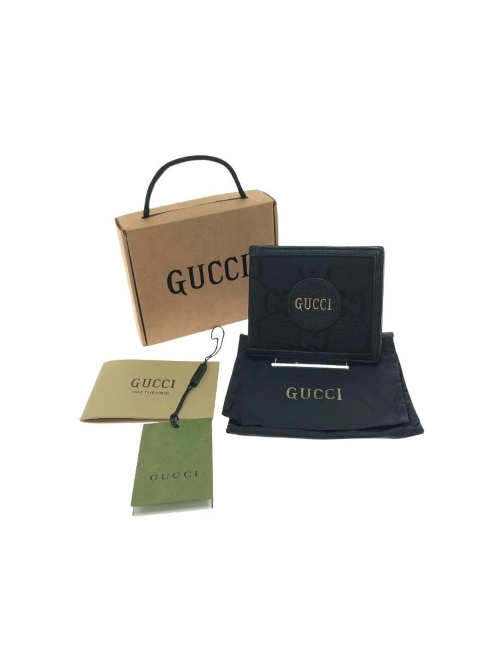 Gucci Bifold Wallet Compact Off the Grid Black